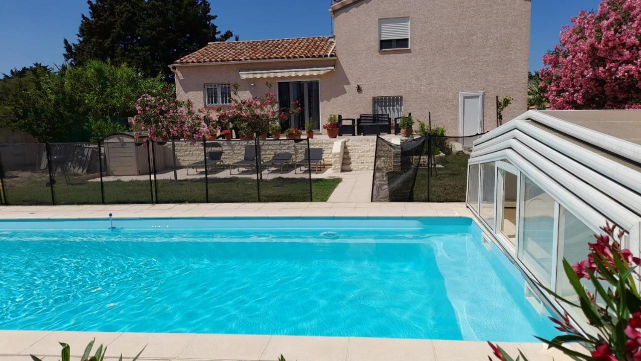 Villa Avec Plage A Pied Et Grande Piscine Sainte-Marie-la-Mer Kültér fotó